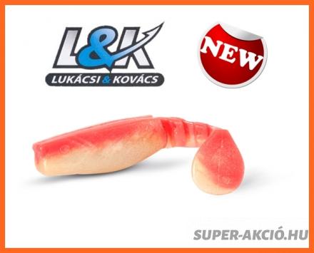 Lukácsi & Kovács Warrior Shad Műcsali 7,5cm 4db Pink Fehér