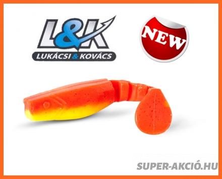 Lukácsi & Kovács Warrior Shad Műcsali 7,5cm 4db Piros Sárga