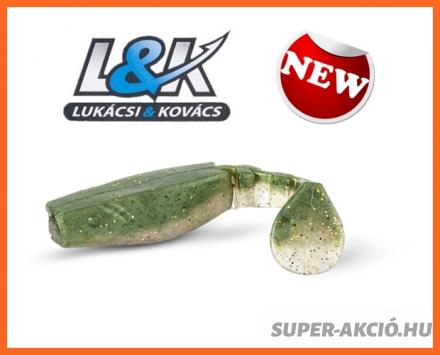 Lukácsi & Kovács Warrior Shad Műcsali 7,5cm 4db Zöld Szürke