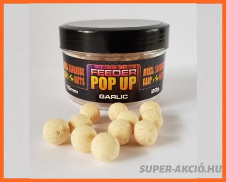 Misel Zadravec Feeder Pop Up 10mm 20gr Fokhagymás Horgász Bojli
