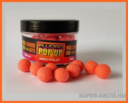 Misel Zadravec Fluoro Pop Up 12mm 20gr Piros Gyümölcs Horgász Bojli