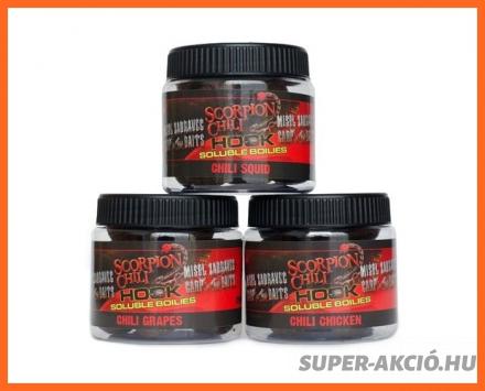 Misel Zadravec Scorpion Chili Oldódó Horgász Bojlik 24mm Csirkés