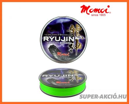 Momoi Ryujin Fluó Zöld Felső Kategóriás 130m 0.08mm Fonott Zsinór