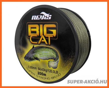 Nevis Big Cat 0,500mm, Fonott Harcsázó Zsinór
