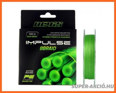 Nevis Impulse Braid 8 Szálas Fonott Zsinór 100m 0,12mm