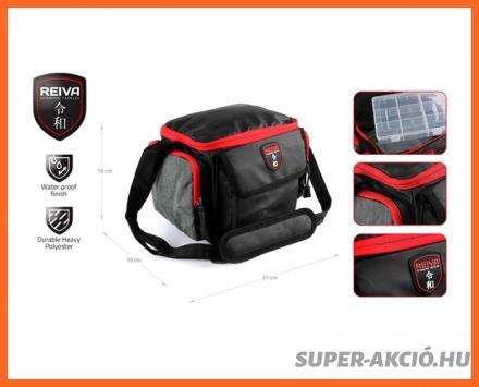 Nevis Reiva Pergető Horgász Táska 4 Dobozzal 27cm