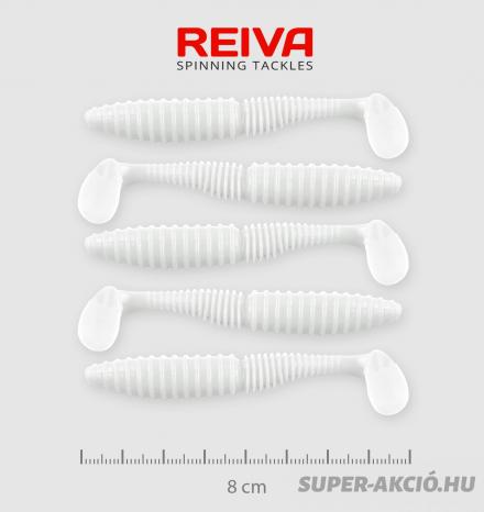 Nevis Reiva Zander Power Shad Műcsali 8m 5db Fehér 2