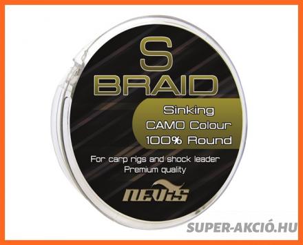 Nevis S Braid Merülőszálas 0,26mm 15m Fonott Horgász Előkezsinór