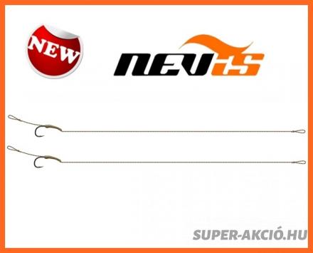 Nevis Snowmen Rig Előkötött Horgok Teflon Horoggal 8-as