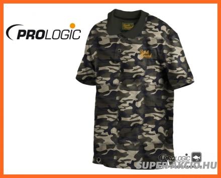 Prologic Bank Bound Camo Póló M-es, Horgász Ruhák