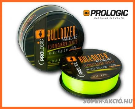Prologic Bulldozer Fluorocarbon Sárga 1000m 0,37mm Horgász Zsinór