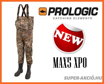 Prologic Max5 Xpo Neoprén 40-41-es Horgász Mellescsizma