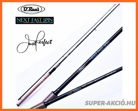 Q Reel Next Fast Spin 2,4m 9-35gr, Pergető Horgászbotok
