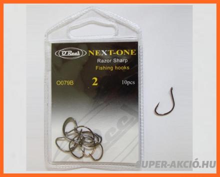 Q Reel Next KAIZU Speciális Akadós Formájú 2-es 10db, Horgok