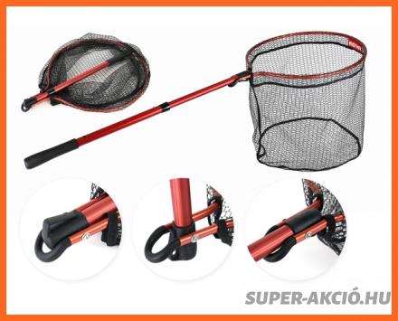 Reiva Predator Egykezes Pergető Horgász Merítőháló 135cm