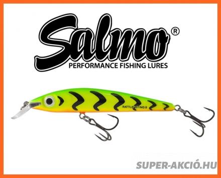 Salmo Rattlin Sting Úszó Wobbler 9cm 11gr Sárga Tigris Mintás