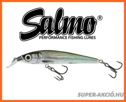 Salmo Rattlin Sting Úszó Wobbler 9cm 11gr Ezüst Zöld