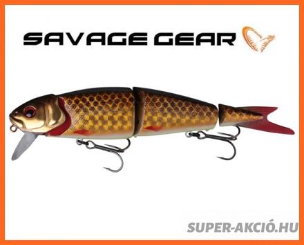 Savage Gear 4 Play Herring Liplure Wobbler 3D Barna Fekete 19cm 52gr SS