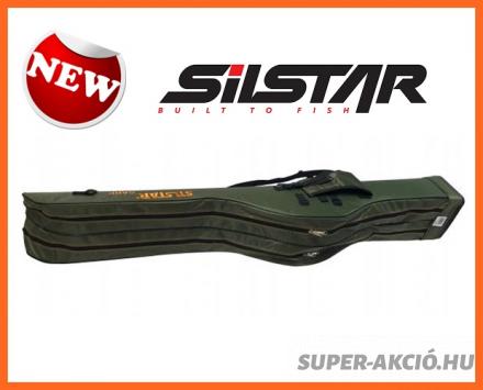 Silstar Boiles Extra Merev Dupla 2 Rekeszes Horgász Botzsák 145cm