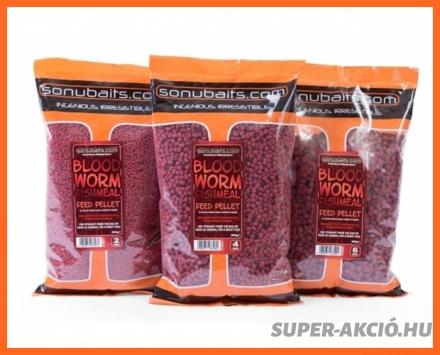 Sonubaits Bloodworm Tűzőszúnyogos Horgász Pellet 4mm 900gr