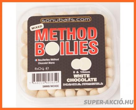 Sonubaits Mixed Method Horgász Bojlik Fehér Csokoládé 60gr
