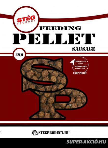 Stég Product Feeding 800gr Fűszeres Kolbászos Horgász Pellet 2