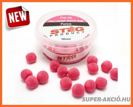Stég Product Fluo Oldódó Lebegő Pop Up Bojlik Puncsos 16mm