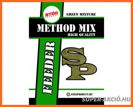 Stég Product Green Method Mix Halas Májas 800gr Horgász Etetőanyag