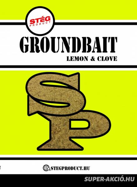 Stég Product Grundbait Horgász Etetőanyag Citromos Szegfűszeg 1kg 2