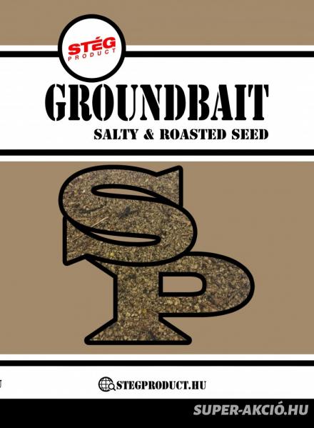 Stég Product Grundbait Horgász Etetőanyag Sós Pörkölt 1kg 2