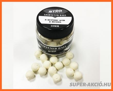 Stég Product Lightened Ball Oldódó 10mm Vajsavas Kagylós 35gr Horgász Bojlik