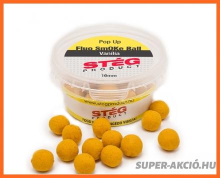 Stég Product Pop Up Fluo Smoke Ball Horgász Bojlik 16mm Vaníliás