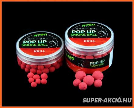 Stég Product Pop Up Smoke Ball Horgász Bojli 12-16mm Rákos