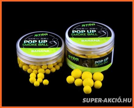 Stég Product Pop Up Smoke Ball Horgász Bojli 8-10mm Banános
