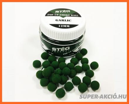 Stég Product Smoke Ball 12mm Fokhagymás Horgász Bojli 40gr
