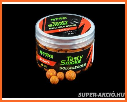 Stég Product Soluble Horgász Bojli 10-12mm Barackos 70gr