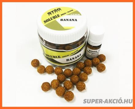 Stég Product Soluble Oldódó Horgász Bojli 12mm Banános 