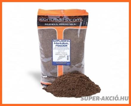 Sonubaits Exploding Fishmeal Feeder 2kg, Verseny Horgász Etetőanyag