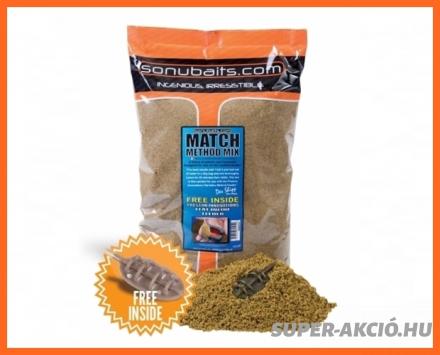 Sonubaits Match Method Mix Világos 2kg Verseny Horgász Etetőanyag