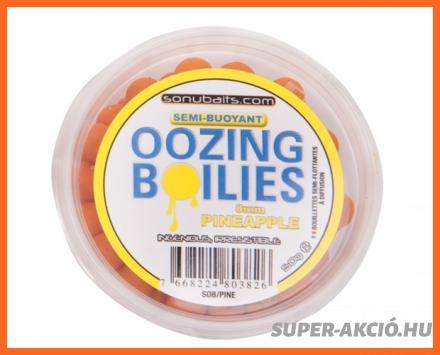 Sunubaits Semi Buoyant oozing Ananászos Horgász Bojli 8mm