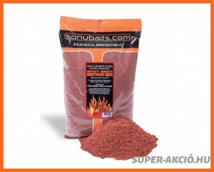 Sonubaits Spicy Meaty 2kg Verseny Method Horgász Etetőanyag