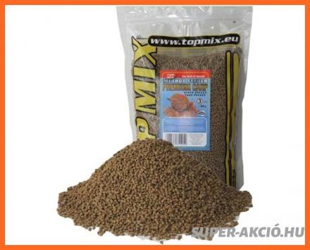 Top Mix K1 Etető Horgász Pellet 850gr 2,5mm