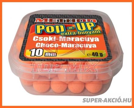 Top Mix Pop Up Method Horgász Bojlik 10mm Csoki Maracuya