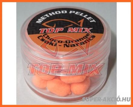 Top Mix Süllyedő Method Pellet Csoki Narancsos Horgász Pellet
