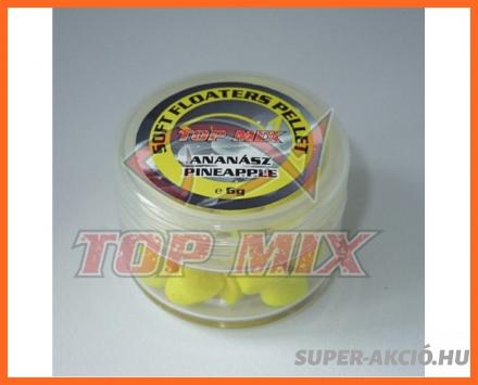 Top Mix Soft Floaters Ananászos Lebegő Horgász Pelletek