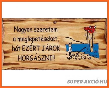 Vicces Fatábla Nagyon Szeretem A Meglepetéseket, Horgász Ajándékok
