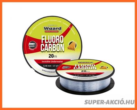 Wizard Fluorocarbon 0,50mm 20m Horgász Előkezsinór