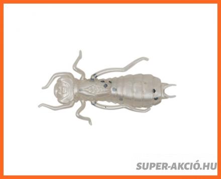 Wizard Plastic Lárva Gumicsali Fehér 3,5cm 6db/Csomag