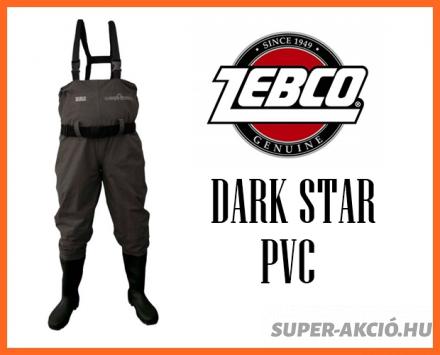 Zebco Dark Star Pvc Wader Horgász Mellescsizma 46-os