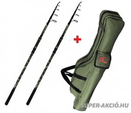 Zfish Kingstone Carp Tele Botok Ajándék Botzsákkal 2db/csomag 1